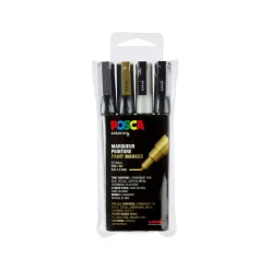 Uni Posca - PC-3M, Set da 4 marker
