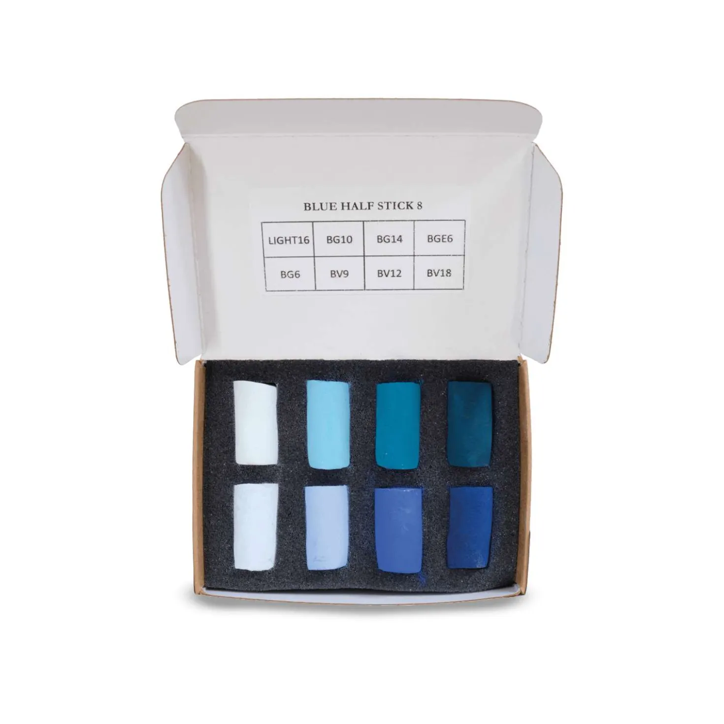 Unison - Pastelli soft, Set da 8 mezzi pastelli