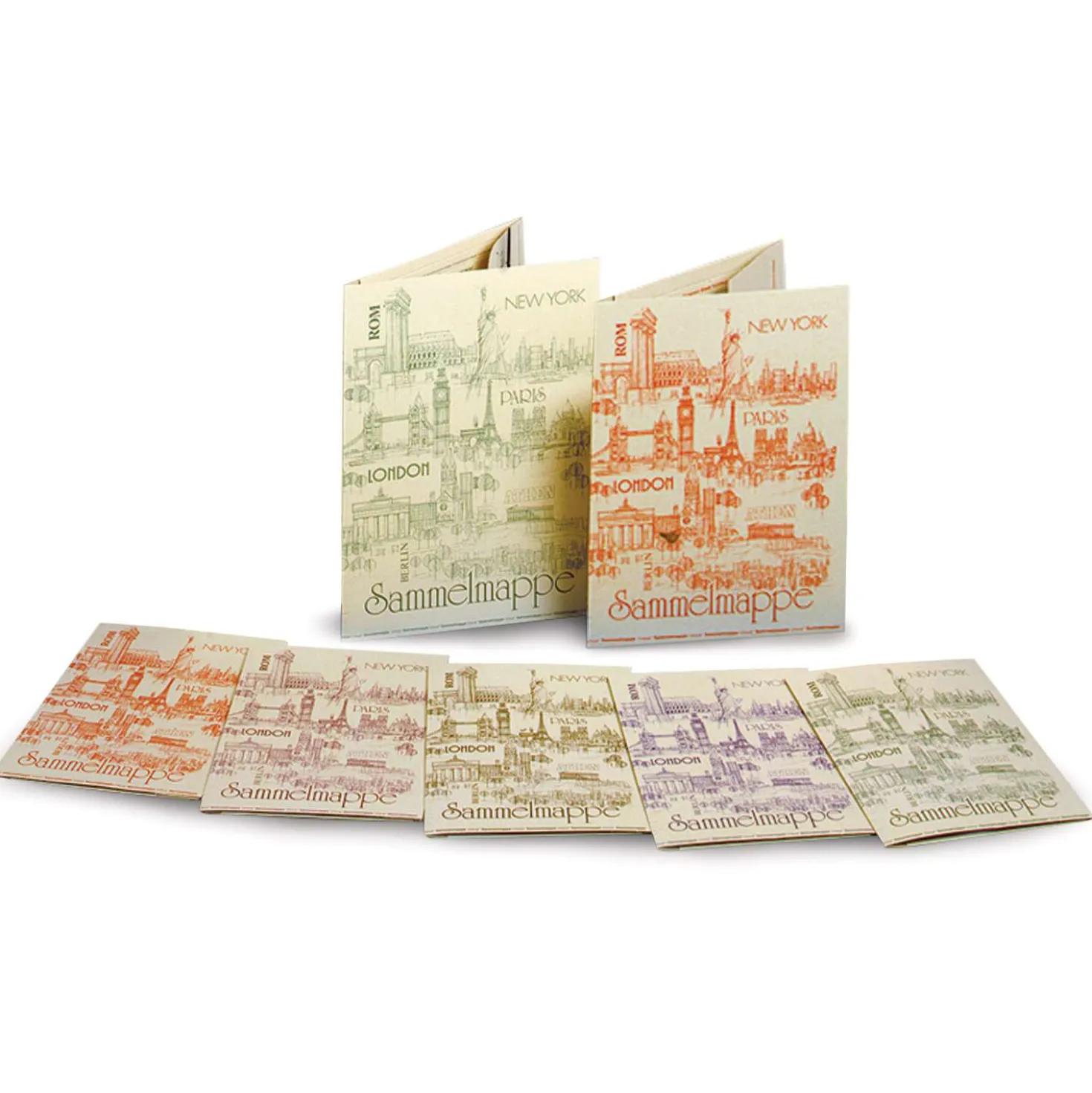 Ursus - Cartelline portadocumenti stampate con immagini di città