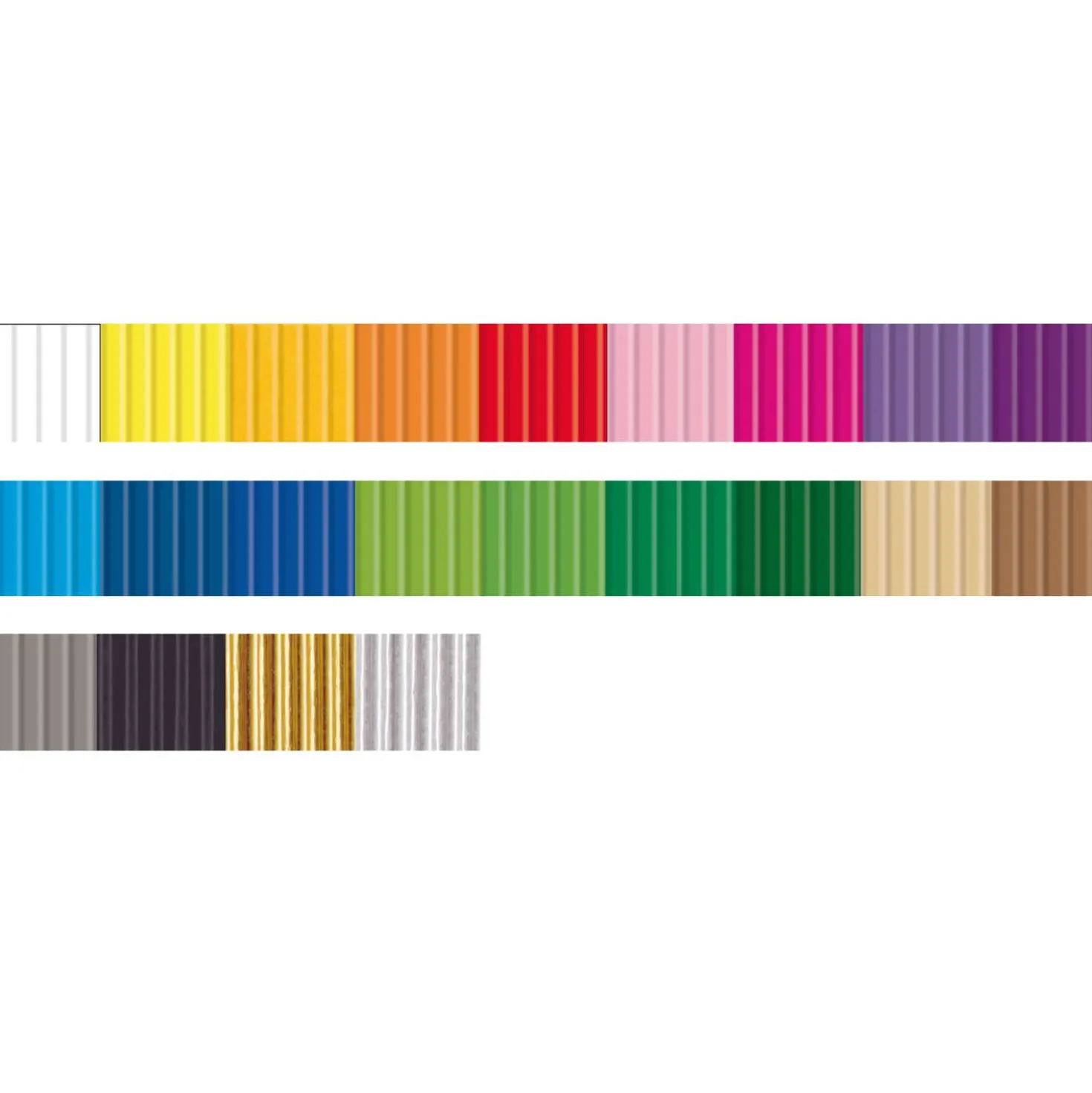 Ursus - Cartone ondulato colorato per bricolage
