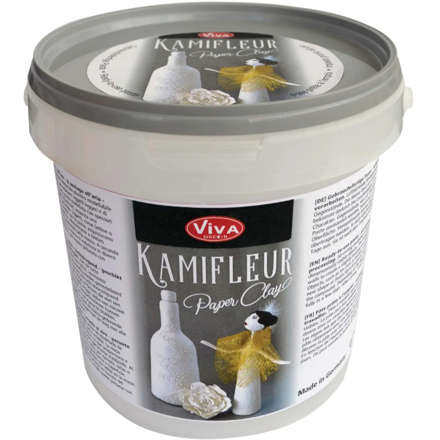 Viva Decor - Kamifleur Paper Clay, Pasta da modellare