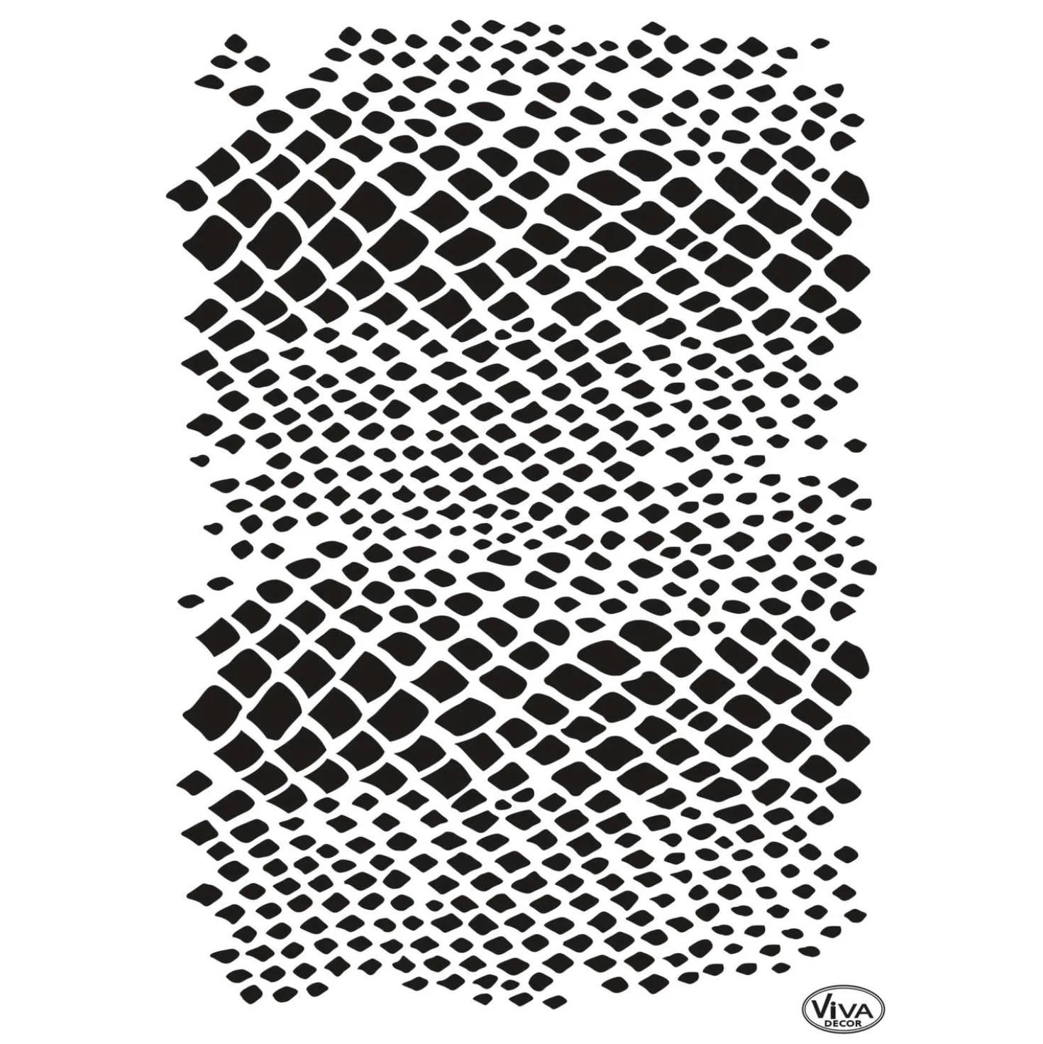 Viva Decor - Stencil universale, Effetto pelle di serpente
