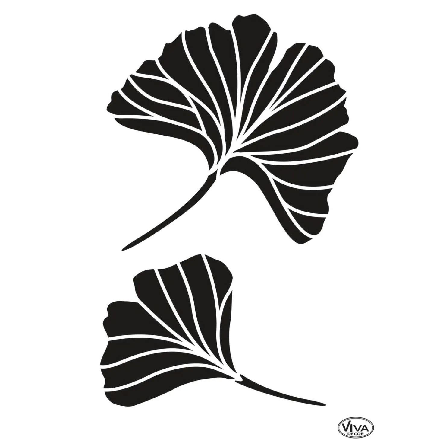 Viva Decor - Stencil universale, Motivo Ginkgo