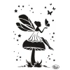 Viva Decor - Stencil universale, Fata su fungo