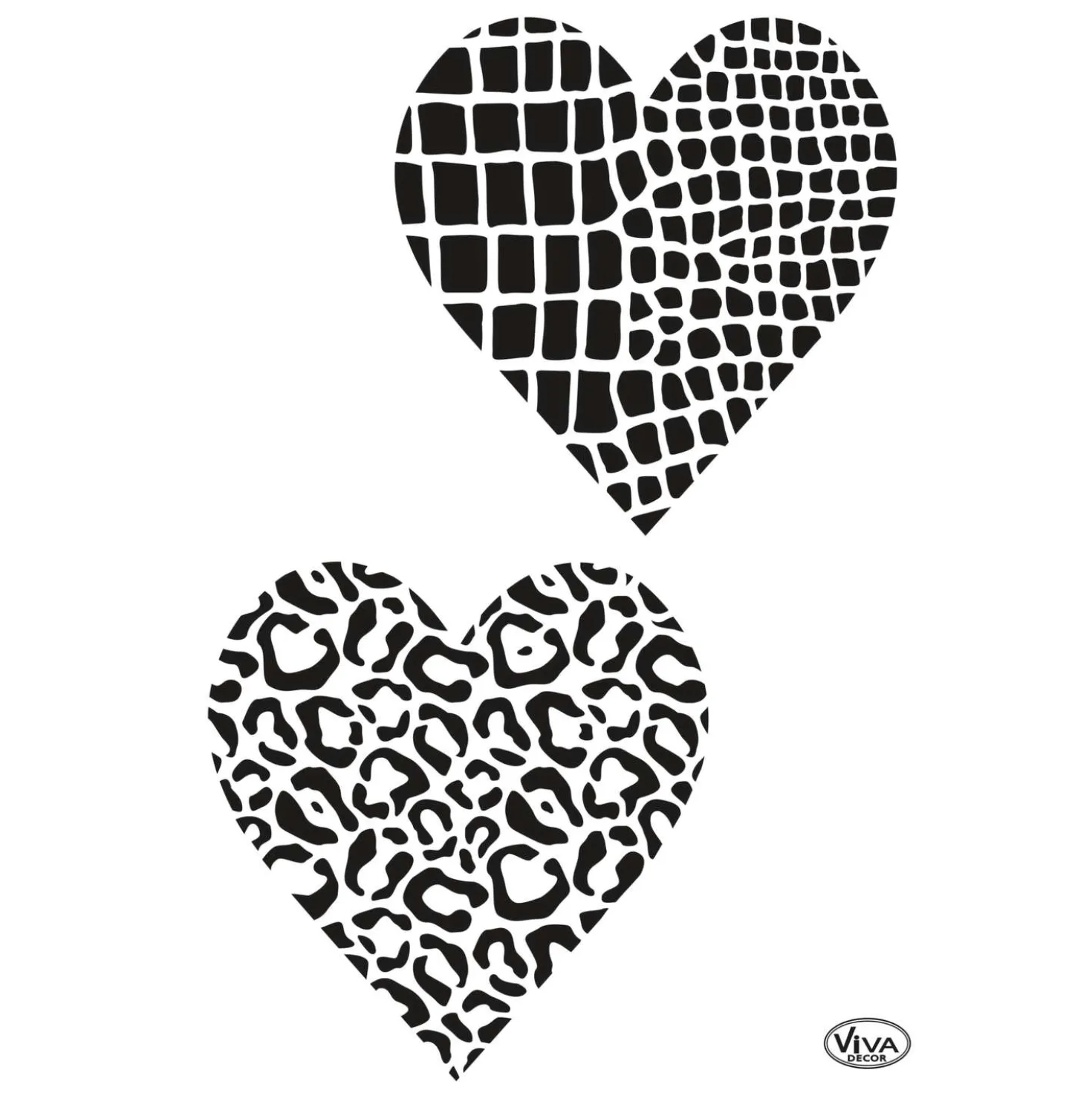 Viva Decor - Stencil universale, Cuori
