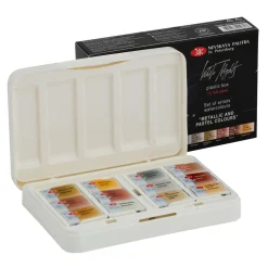 White Nights - Set Metallic & Pastel Colours con 12 godet interi