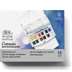 Winsor & Newton - Cotman, Field Plus, Set di acquerelli da viaggio