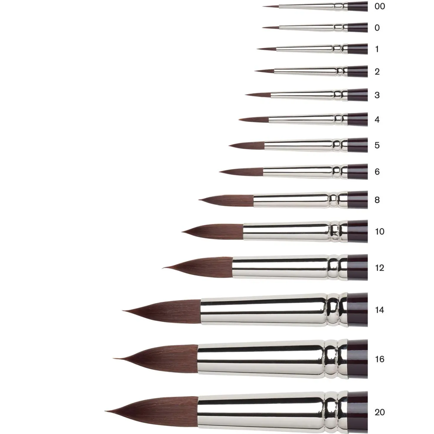 Winsor & Newton - Galeria, pennello per acrilico, tondo, con manico corto