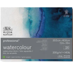Winsor & Newton - Professional, Cartoncino per acquerello 100% cotone