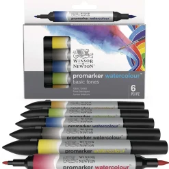Winsor & Newton - Promarker Watercolour, Set da 6 e da 12